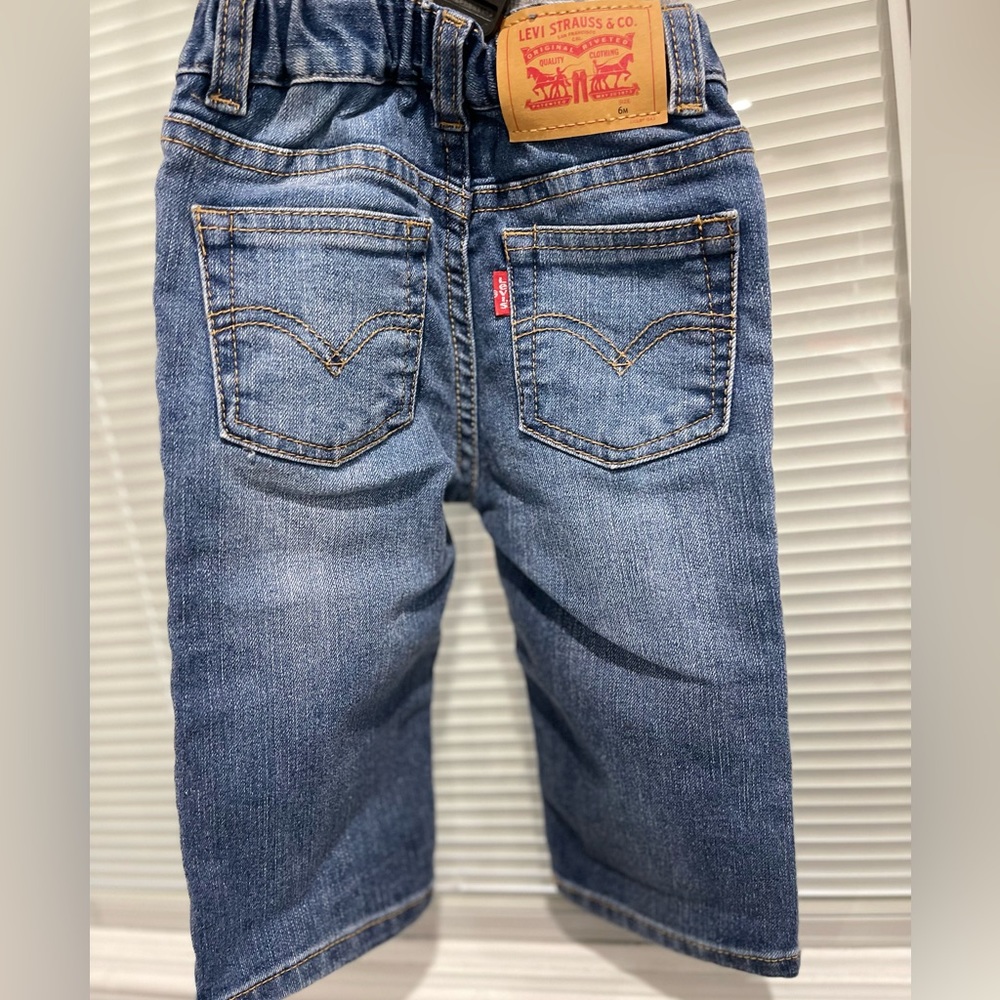 Levi Strauss & Co. baby boy blue denim 6m